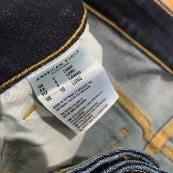 American Eagle Skinny Jeans Dark Wash Super Stretch New without tags - Picture 5 of 8